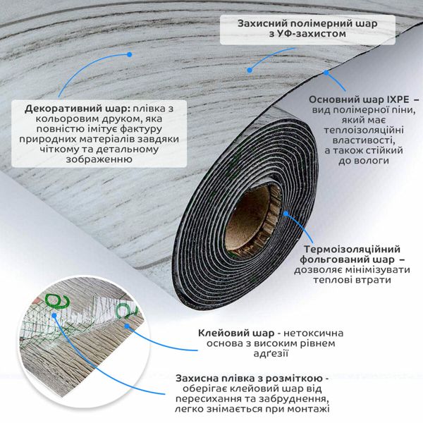 Підлогове вінілове покриття самоклеюче в рулоні 3000*600*1,5мм SW-00001820 SW-00001820 фото