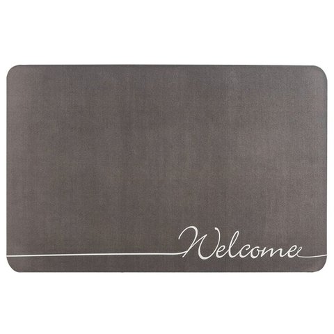 Вологопоглинаючий килимок сірий "Welcome" 38*58CM*3MM (D) SW-00001559 SW-00001559 фото